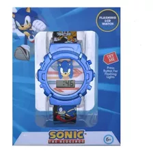 Relógio Infantil Importado Com Luzes Sonic