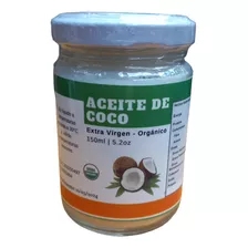 Aceite De Coco 150 Ml Extra Virgen Organico