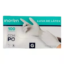 Kit 4cx Luva Latex Descartavel Pp-p-m-g Caixa C/400 C-po