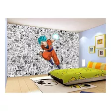 Papel De Parede Dragon Ball Goku Página Manga 10m² Dbz535