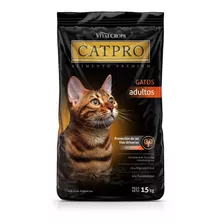 Alimento Catpro Para Gato Adulto Sabor Mix En Bolsa De 15 kg