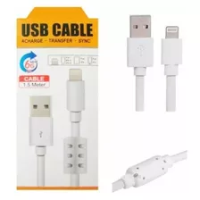 Kit 2 Cabos Usb Para iPhone Com 1,5 Metros Desconto De 40% 