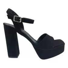 Sandalias Plataformas Cuero Vacunoa Zapatos Mujer Moda 982