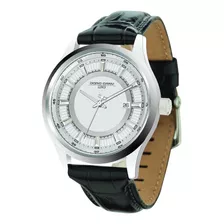 Reloj Hombre Jorg Gray Jg6800-11 Cuarzo Pulso Negro En Cuero