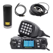 Transceptor Móvil Radio Base Uhf Vhf Qyt980p 75w+antena Mini