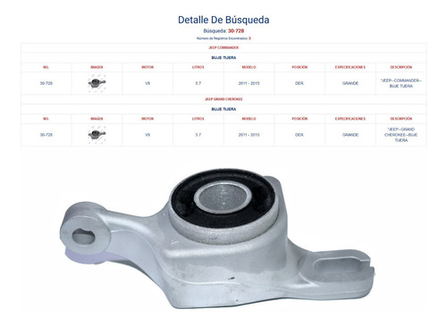 Buje Tijera Derecho Jeep Grand Cherokee-comander C/base Foto 8