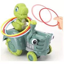 Brinquedo Dino Musical Trator Elétrico Com Led E Música