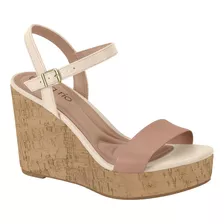 Sandalia De Dama Beira Rio Nude/crema 238502-100