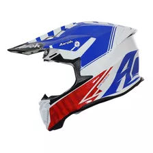 Capacete Airoh Twist 2.0 Tech Blue - Mx Moto Cross Trilha