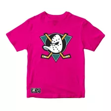 Camiseta Infantil Algodão Super Patos The Mighty Ducks Top!