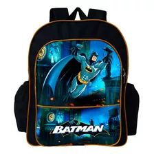 Mochila Escolar G Batman Preto Resistente Premium