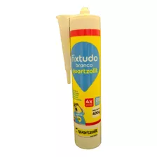 Adesivo Fixtudo Branco Cola Embaixo D'agua Quartzolit 400g