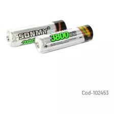 Pack 2 Pilas Aa Recargable 3800 Mah Marca Sdnmy, Set De 2.