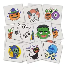 Surtido De Tatuajes Tempes De Halloween Para Niños Pa...