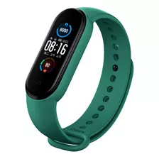 Correa Compatible Xiaomi Mi Band 3 Y 4 Verde Oscuro