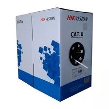 305mts Cable Utp Cat 6 Blanco Ul Hikvision 100% Cobre 