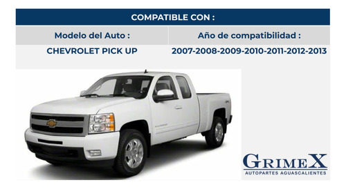 Espejo Chevrolet Pick Up 2007-07-08-09-10-11-12-2013-13 Ore Foto 3