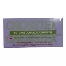 Sutura Quirurgica Crosstex Nylon 3-0 X 12 Estéril