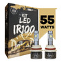 Kit Focos Iron Led Ir100 Original H4 H13 9004 880 881 Auto Volkswagen Iroc