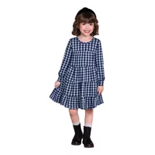 Vestido Infantil Menina Inverno Confortável Milon