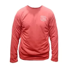 Polera Roja Dry Fit Manga Larga Ejercito Hombre/mujer