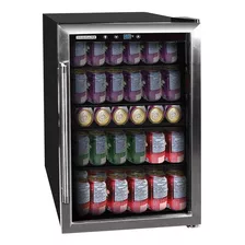 Mini Refrigerador Bar Puerta De Vidrio 126 Latas Frigobar 