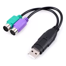 Ucec Usb A Dual Ps2 raton Teclado Cable Convertidor