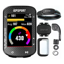 Gps Igpsport Bsc300 + Cinta De Braço + Sensor De Cadencia