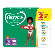 Fralda Personal Baby Pants Total Protect Xxg Com 36 Un