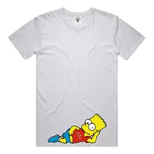 Camisa Camiseta Simpsons Bart Deitado Masculino Feminina 