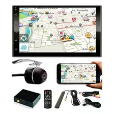 Multimídia Mp5 Android Espelhamento Tv Bt Gps Usb Câmera