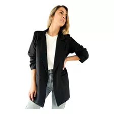 Blazer Crepre Sastrero Lulyna Mujer Traje