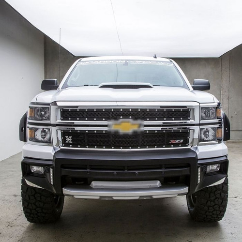 Bumper Delantero Con Led Airdesign Chevrolet Silverado 14-15 Foto 3