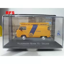 Volkswagen Kombi T2 Telesp Veículos Serviço Miniatura 1/43