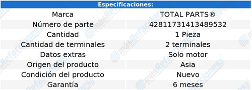 Motor De Ventilador 2 Term Brougham L4 2.4l 90 Total Parts Foto 4