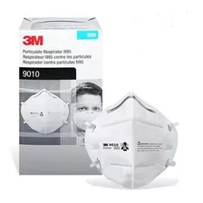 Cubrebocas Respirador 3m N95 Mod 9010 Caja Con 10 Piezas