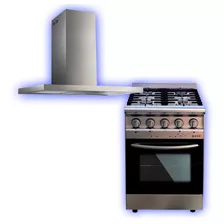 Combo Cocina Saho Jitaku 55 Visor + Campana Tst Atuel Pared