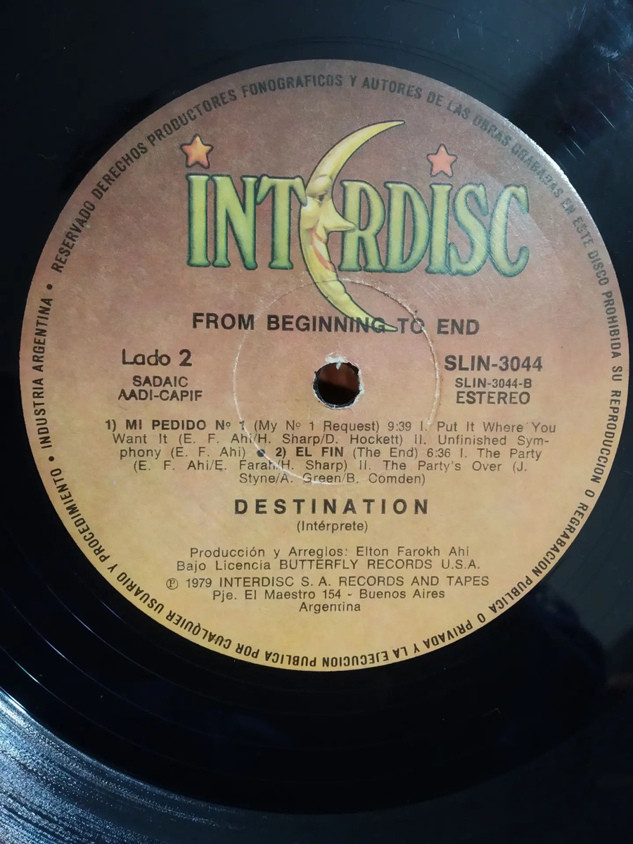 Destination - From Beginning To End - vinilo 1979
