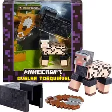 Minecraft Boneco Ovelha Tosquiável Com Acessórios - Mattel