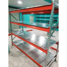 Racks 2.00x0.80x200 Con 3 Niv. C/pisos Metalicos Incluidos!!