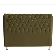 Cabeceira De Cama Box Casal Queen 160 Cm Paris Capuccino