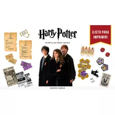 Kit Digital Harry Potter - Carta Hogwarts+cajas Armables+más