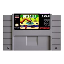 Pitfall Versão Antiga Do Atari 2600 Para Snes Super Nintendo