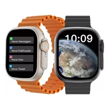 Smartwatch Ultra Series 8 Lançamento Novo Nfc Tela Grande
