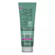 Eico Leave-in Finalizador Creme Hidratação Antifrizz Nutre Modelador Crespos E Proteção Térmica Salão Em Casa Cachos Definidos 250ml Óleos Argan Filtro Solar