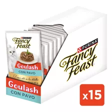 Pack X15 Alimento Húmedo Fancy Feast® Goulash Con Pavo 85g