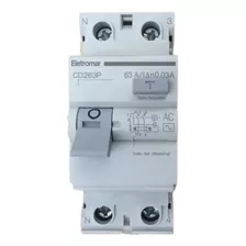 Interruptor Diferencial Residual 63a 30ma 2p 60hz Eletromar