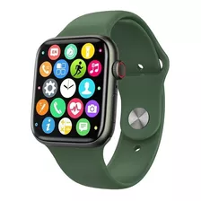 Smartwatch X-time Sw56 1.69 Caja Verde, Malla Verde De Silicona Y Bisel Negro