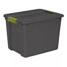 Caja Organizadora Gris Con Tapa De 12 G 49.5 Cm X38.1x35.2cm