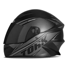 Capacete Fechado Masculino Pro Tork R8 Fosco Viseira Fumê